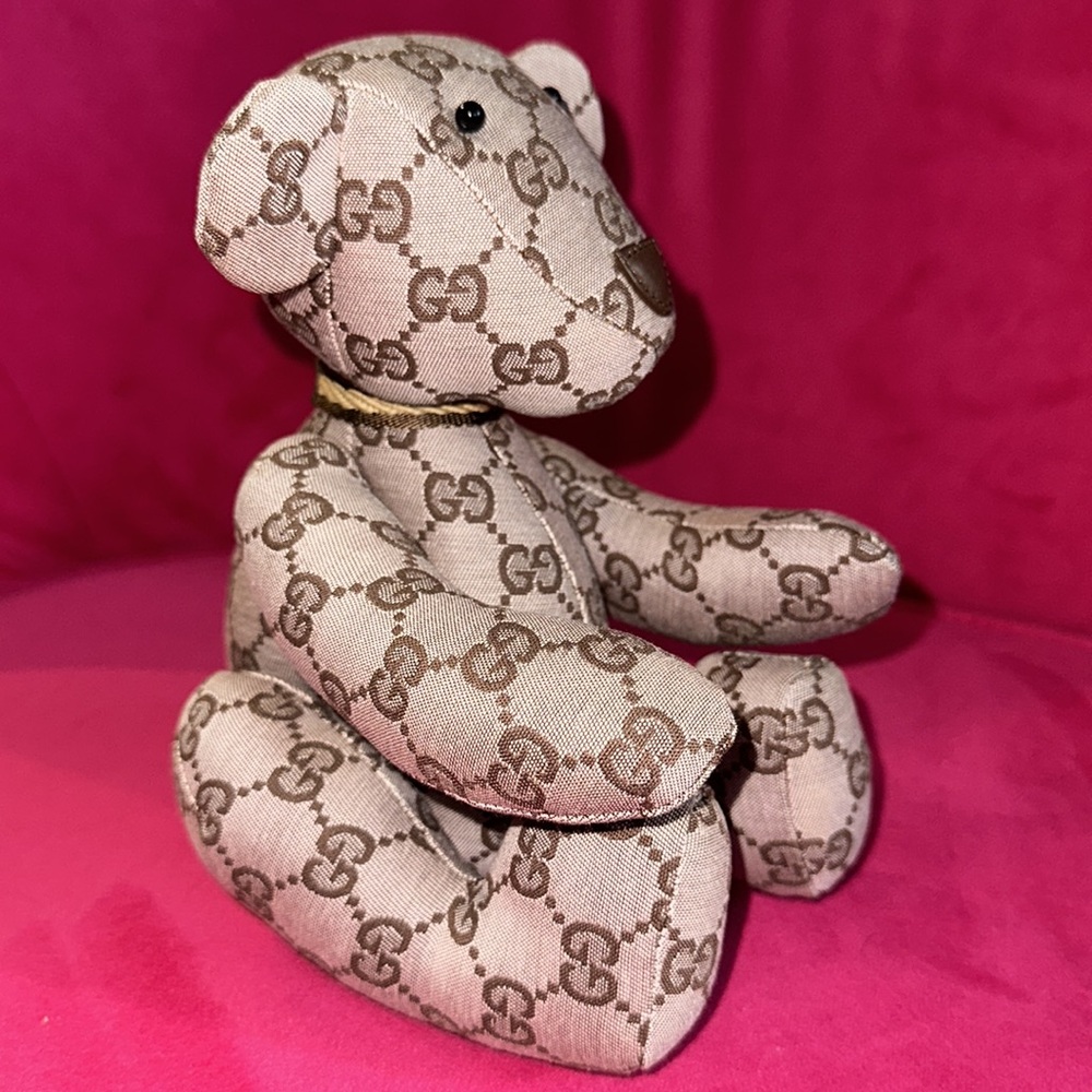 Gucci interlocking GG teddy bear collectors collection piece